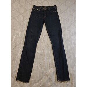 Lucky Brand Jeans Womens Size 2/26R High Rise Skinny Bridgette Raw Hem